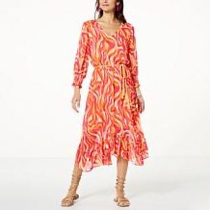 G By Giuliana black label tulip hem dress